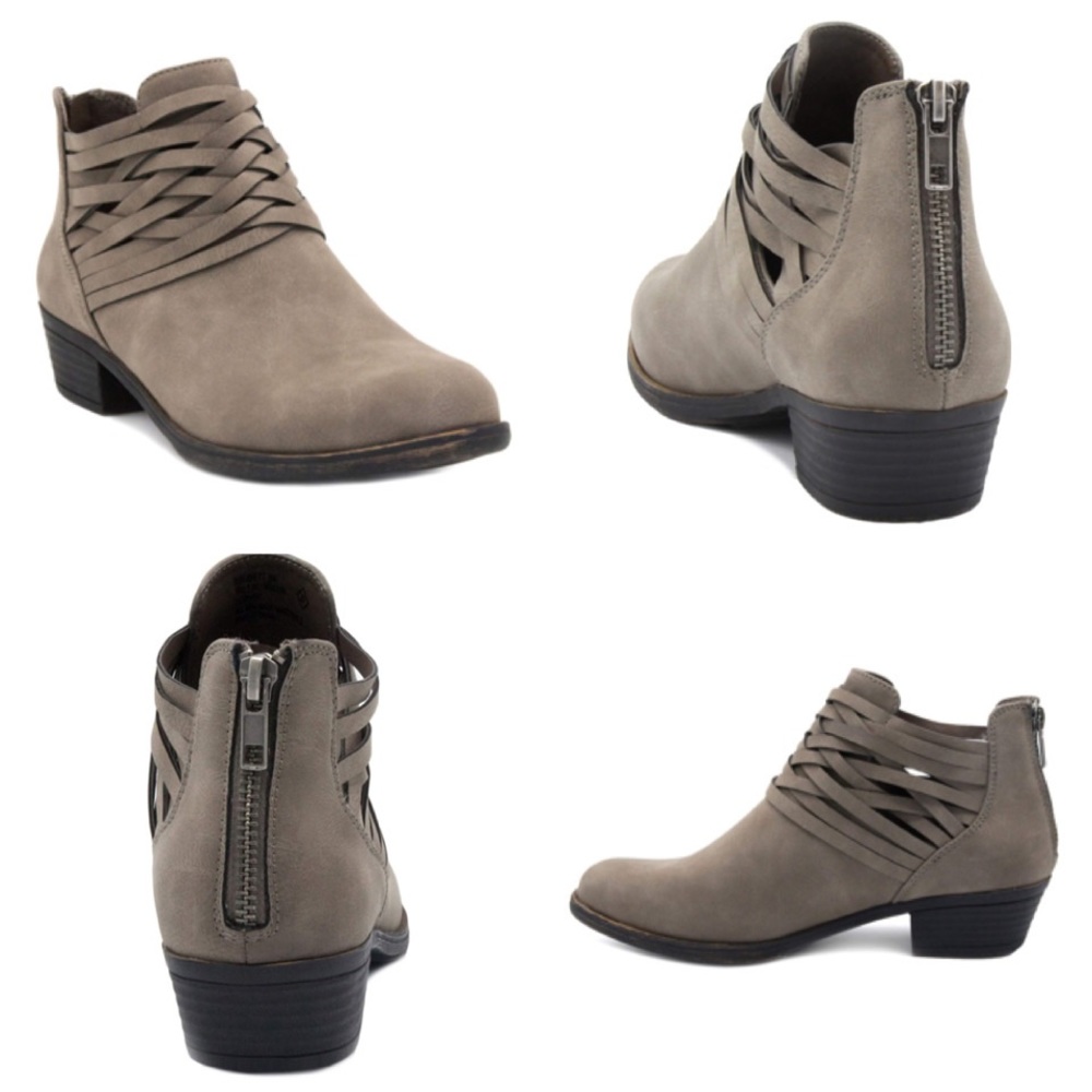 NWOT Rampage "Rhodie" Ankle Boot in Gray Size 11